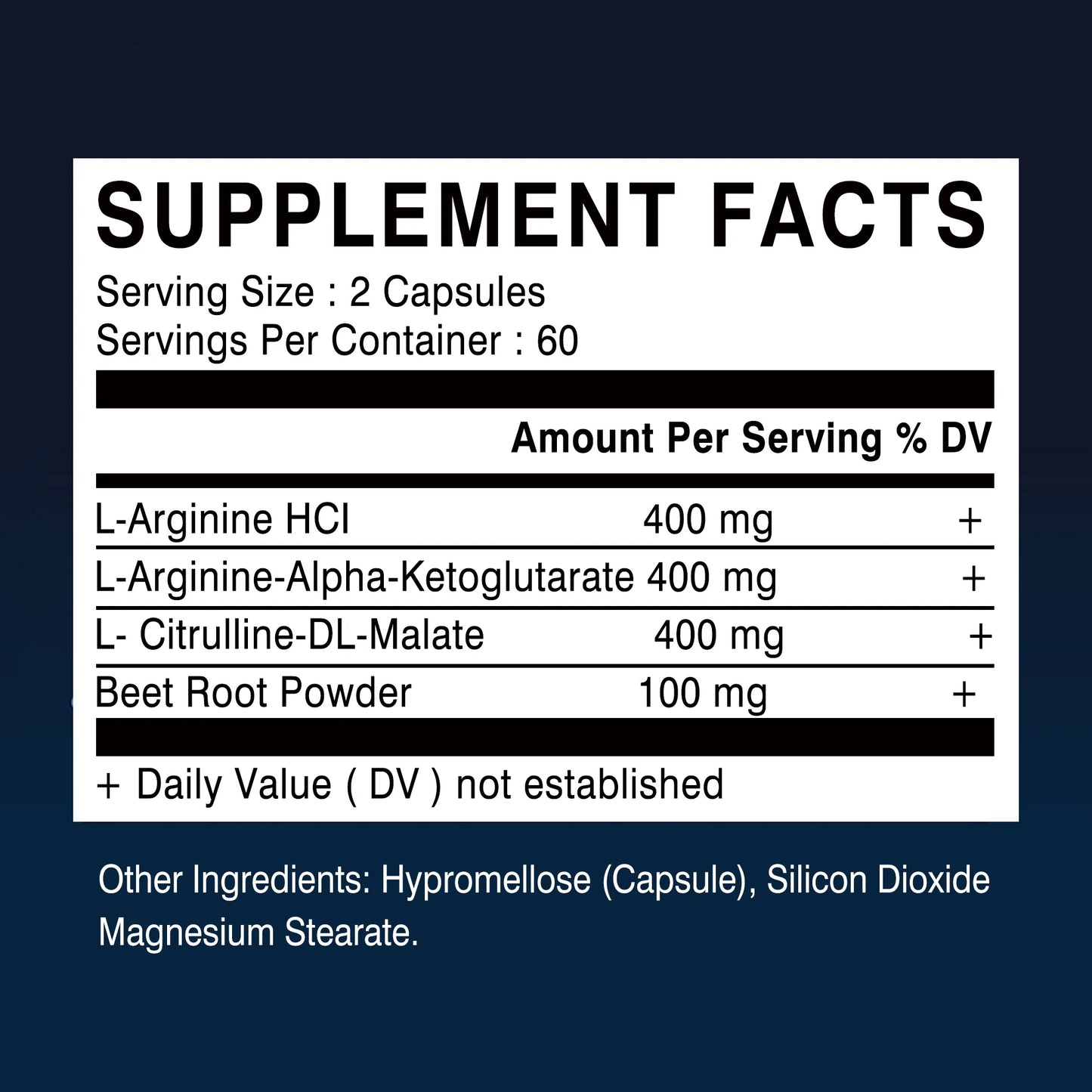 Xemenry L-Arginine - Nitric Oxide Supplements.