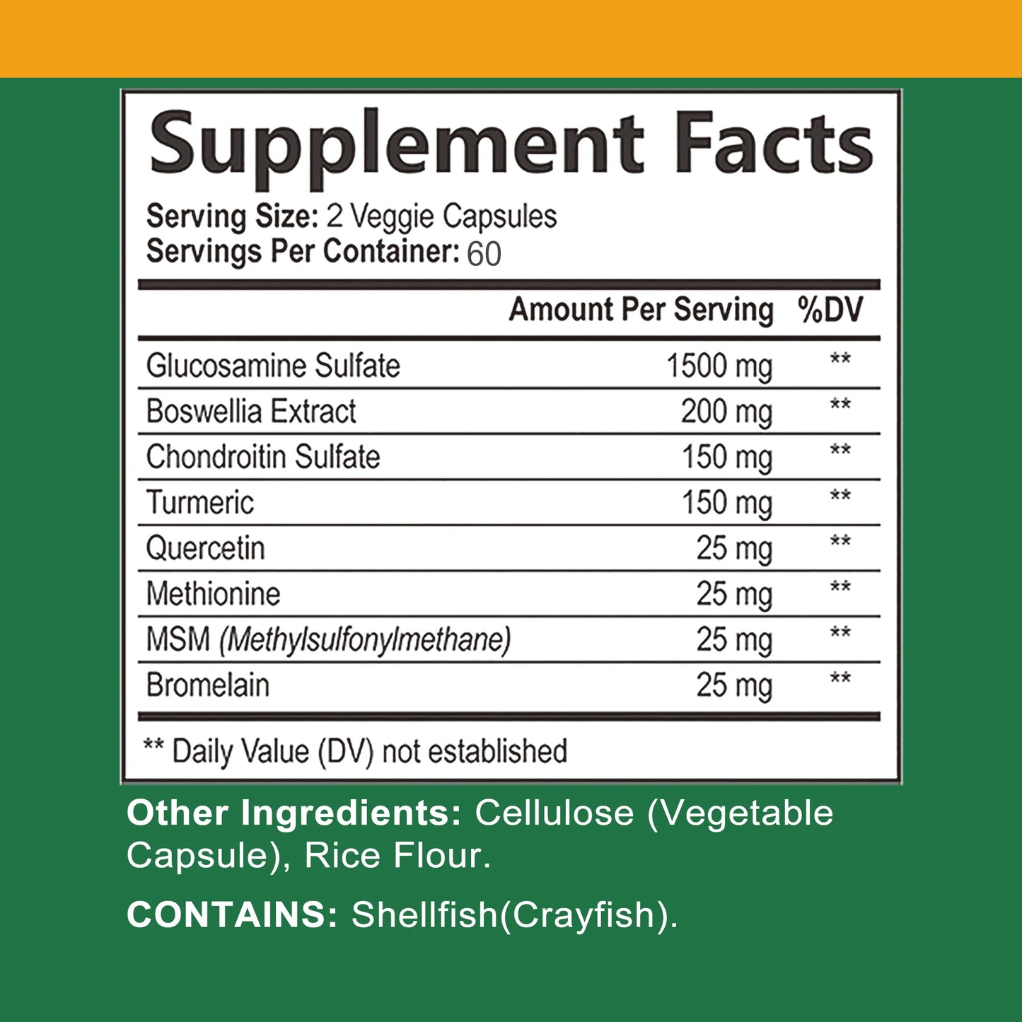 Airboy Glucosamine Chondroitin.