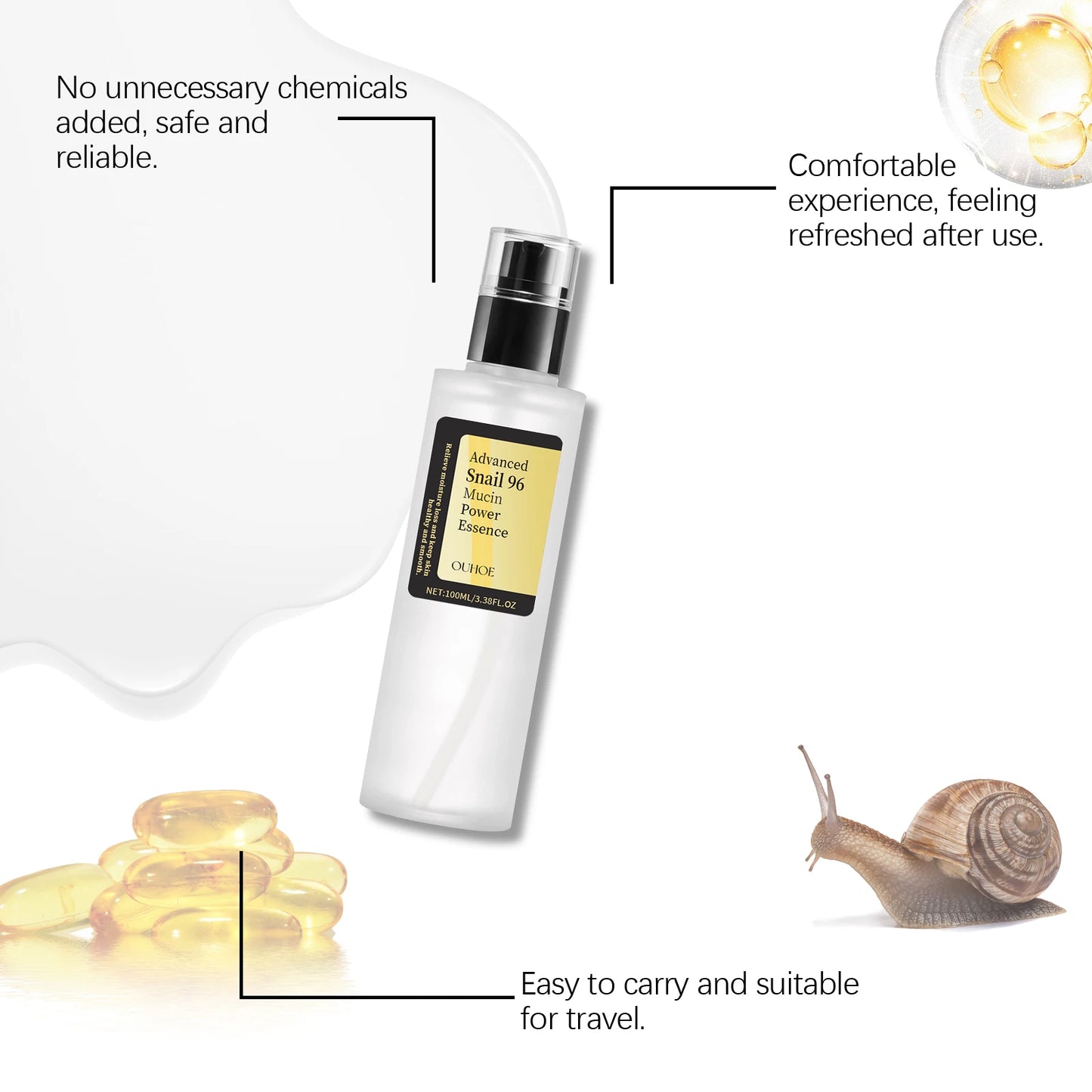 ouhoe Advanced Snail Mucin Power Essence