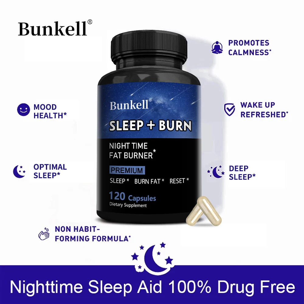 Bunkell Night Fat Burner and Sleep Supplement.