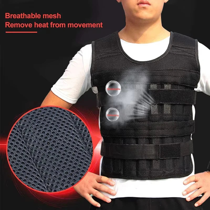 Strong-Toyers Adjustable Workout Weighted Vest.