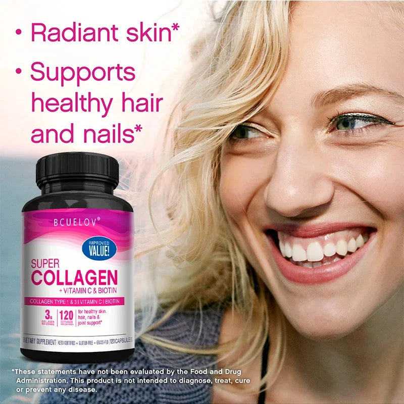 Bcuelov Collagen + Vitamin C plus Biotin.