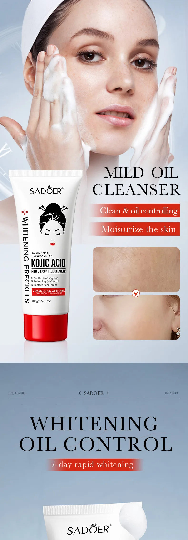 SAKSRAAR,SADOER Kojic Acid Skin Care.