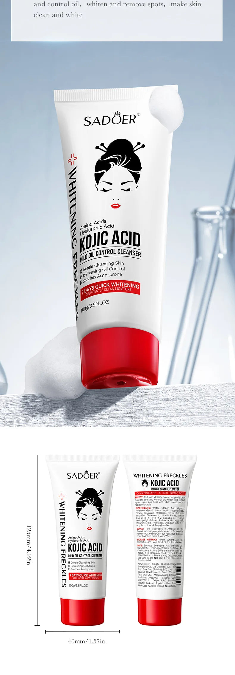 SAKSRAAR,SADOER Kojic Acid Skin Care.