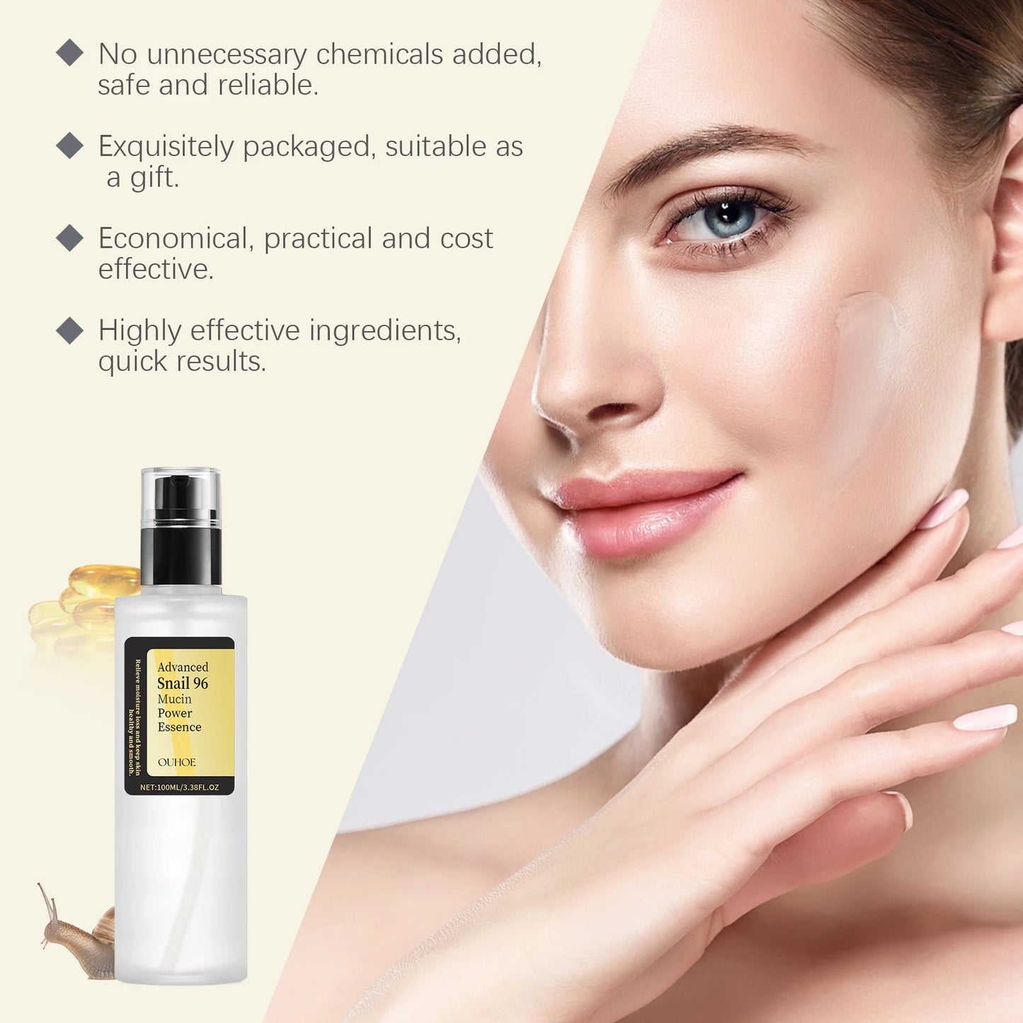 ouhoe Advanced Snail Mucin Power Essence