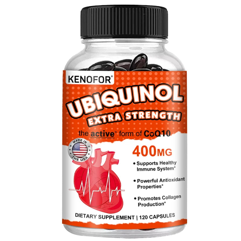Kenofor Coenzyme Q10 400 mg Softgel Antioxidant.