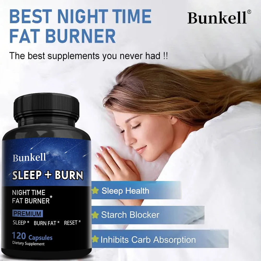 Bunkell Night Fat Burner and Sleep Supplement.