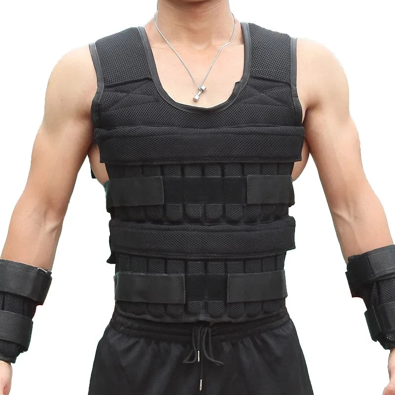 Strong-Toyers Adjustable Workout Weighted Vest.