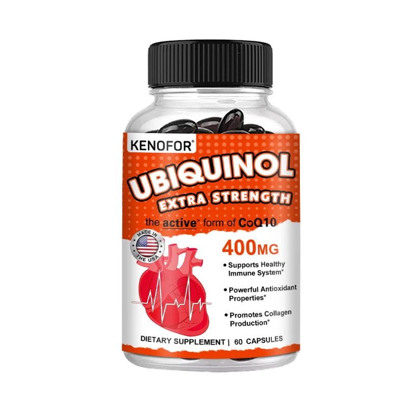 Kenofor Coenzyme Q10 400 mg Softgel Antioxidant.