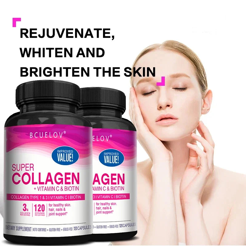 Bcuelov Collagen + Vitamin C plus Biotin.
