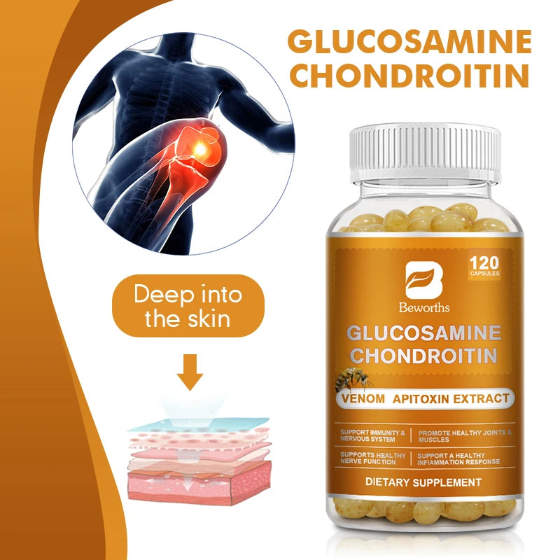 BEWORTHS Glucosamine Chondroitin Bee Venom Extract Capsules.
