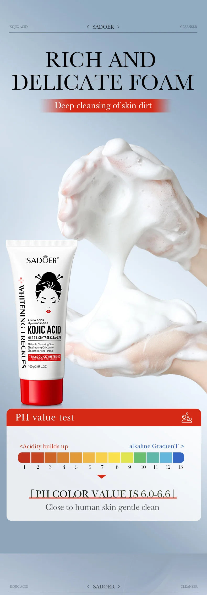 SAKSRAAR,SADOER Kojic Acid Skin Care.