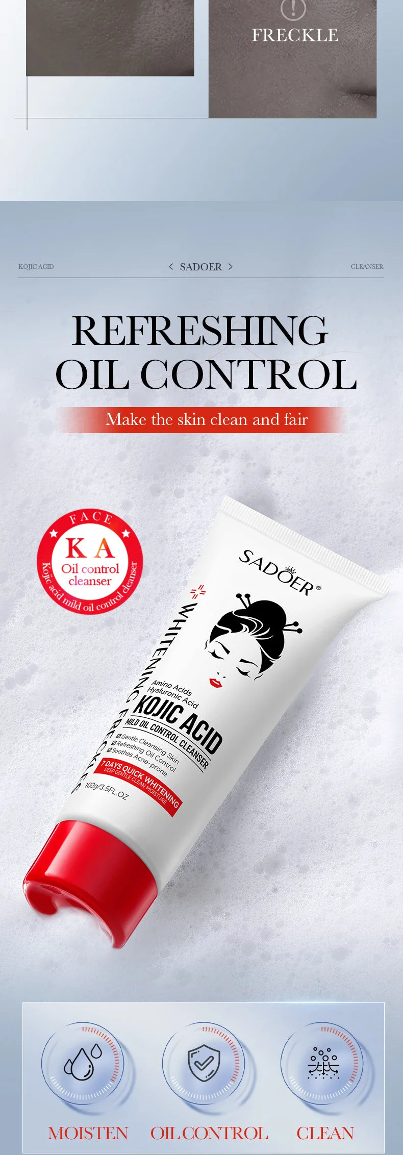 SAKSRAAR,SADOER Kojic Acid Skin Care.