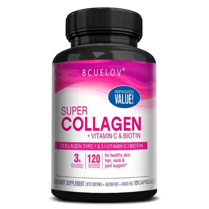 Bcuelov Collagen + Vitamin C plus Biotin.