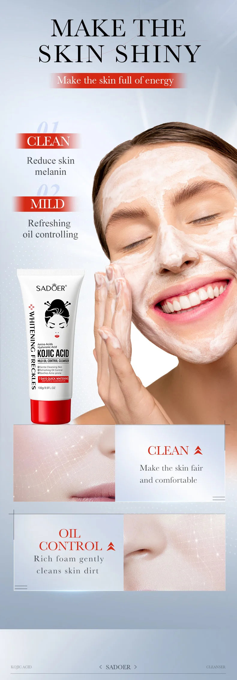 SAKSRAAR,SADOER Kojic Acid Skin Care.
