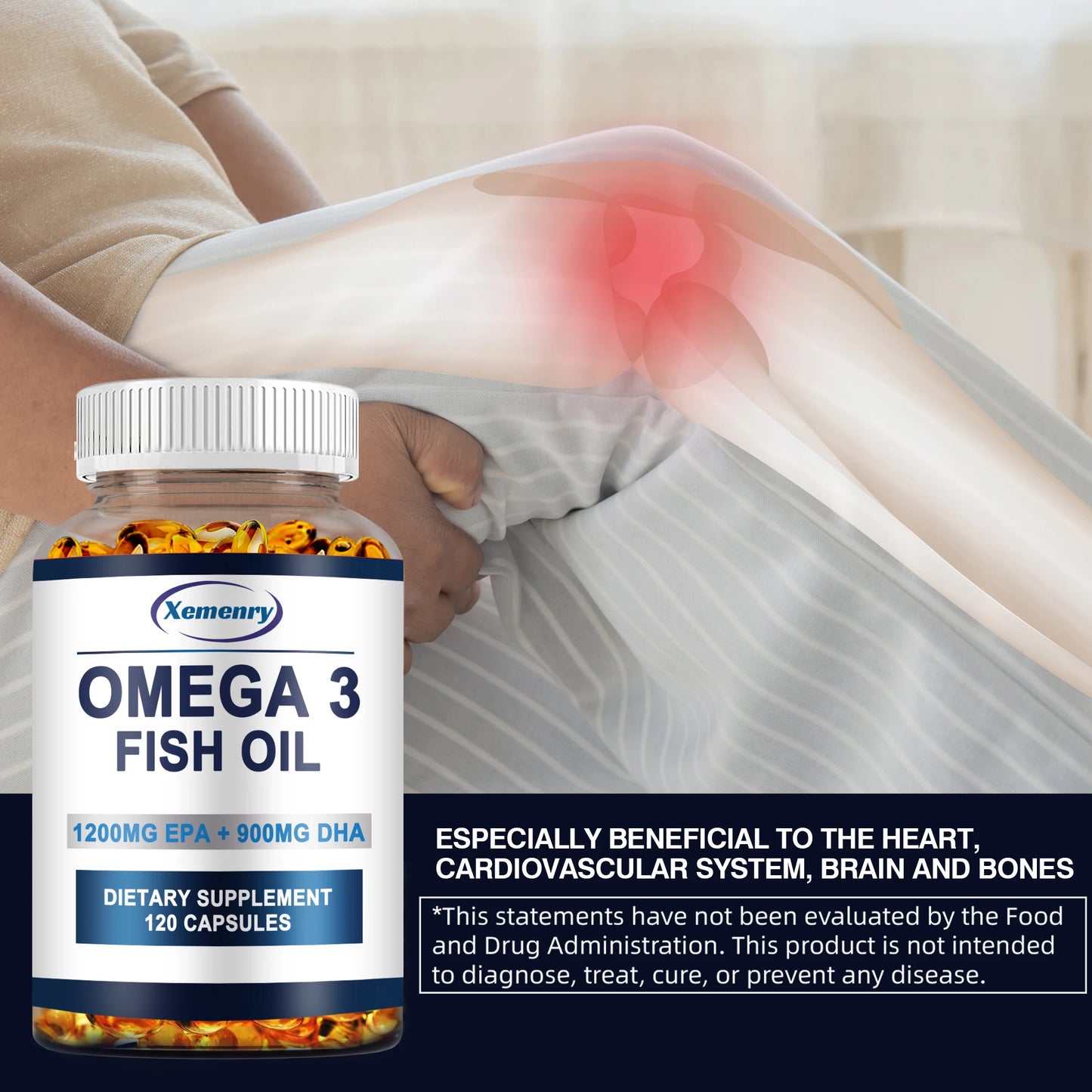 Xemenry Omega 3 Fish Oil.