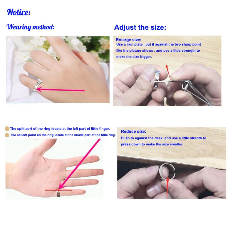 Anti snore ring Magnetic Therapy.