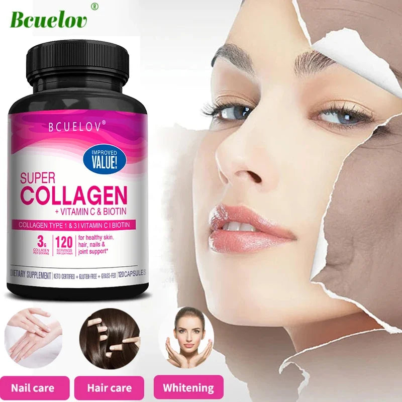 Bcuelov Collagen + Vitamin C plus Biotin.