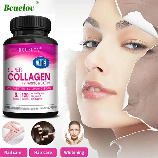 Bcuelov Collagen + Vitamin C plus Biotin.