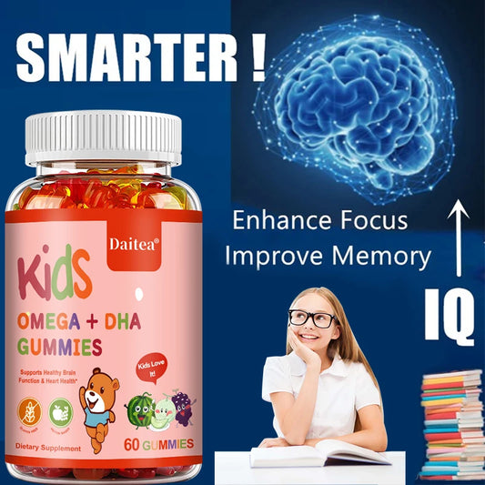 Bcuelov  Children's OMEGA+DHA Gummies.