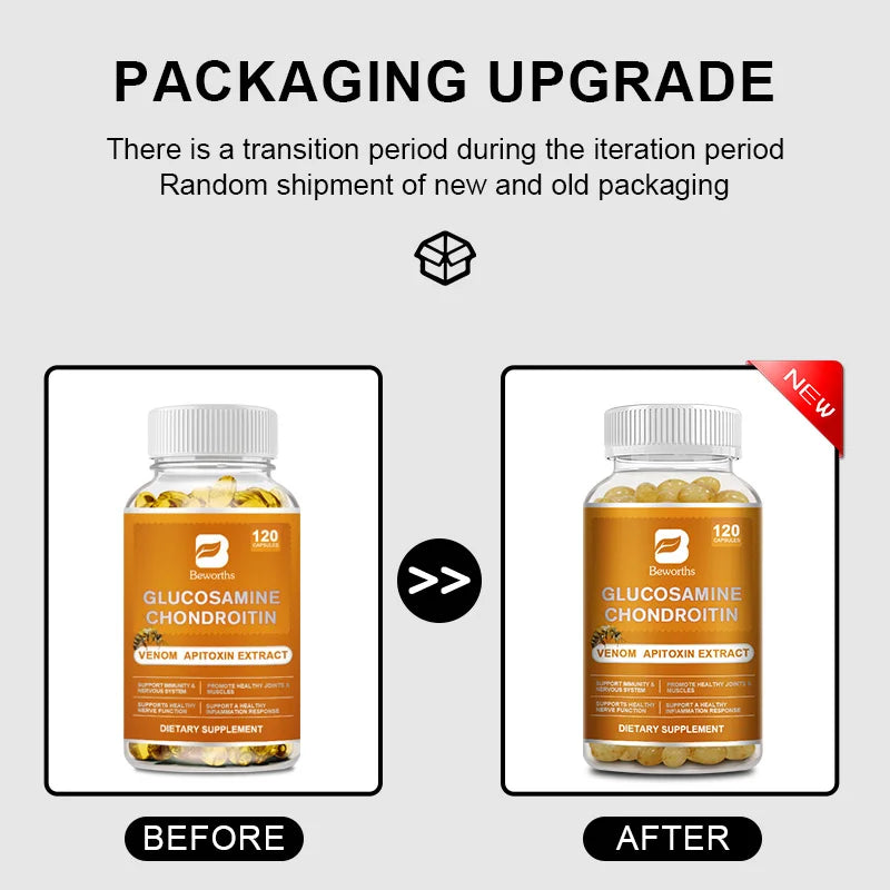 BEWORTHS Glucosamine Chondroitin Bee Venom Extract Capsules.