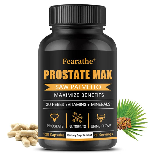 Bcuelov Fearathe Saw Palmetto Prostate Supplement.