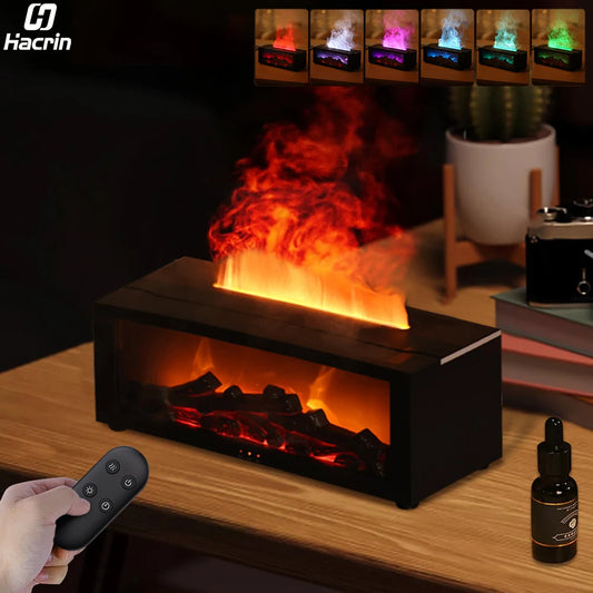 raugee Air Humidifier Essential Oil Diffuser Flame.